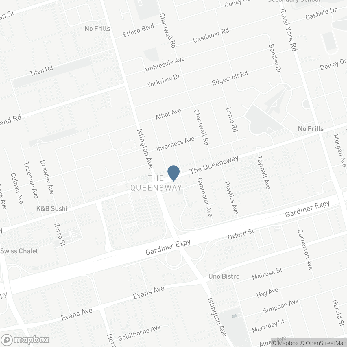 960A THE QUEENSWAY, Toronto, Ontario M8Z 1P5